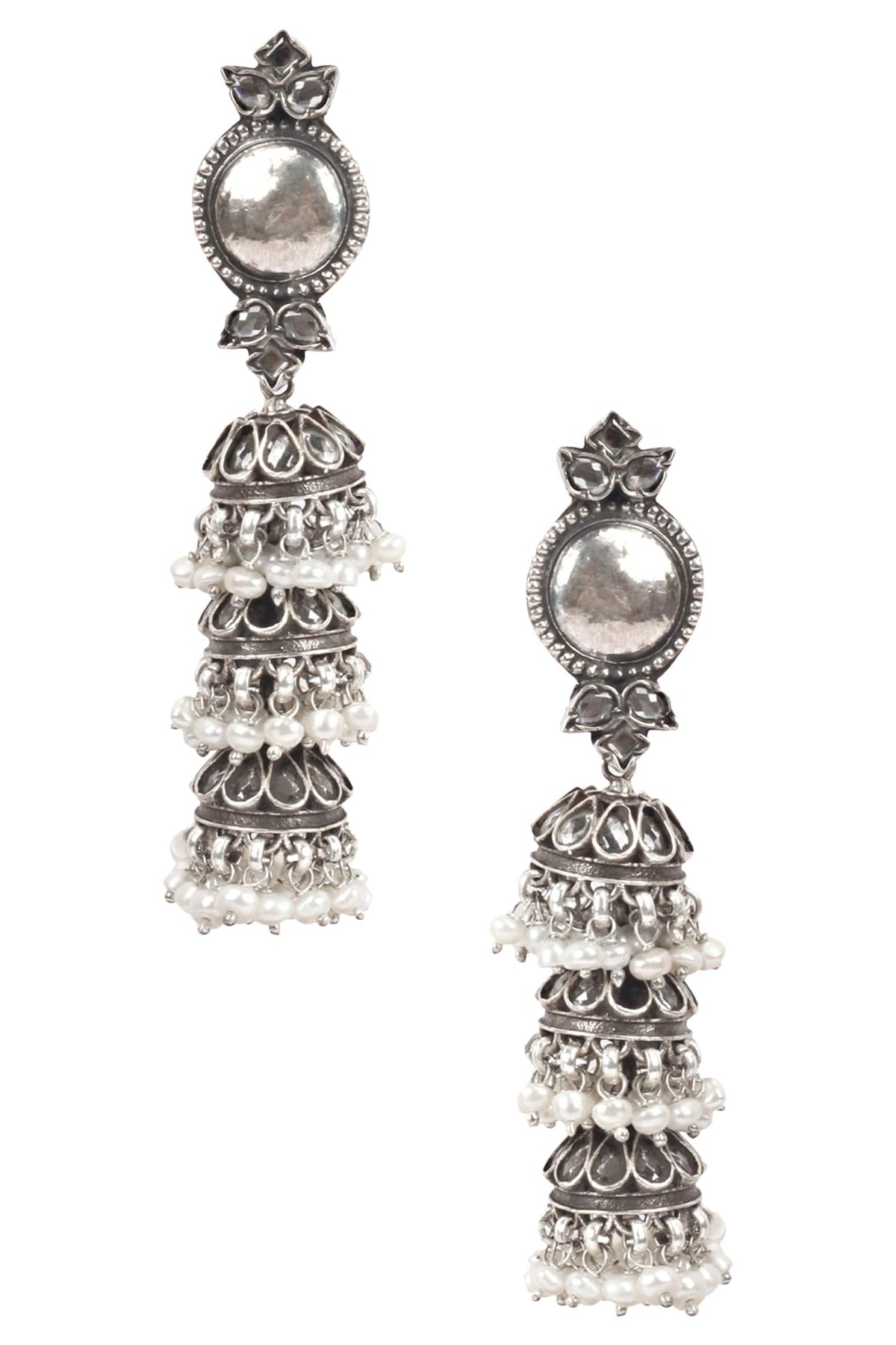 Handcrafted Bead Drop Earrings 