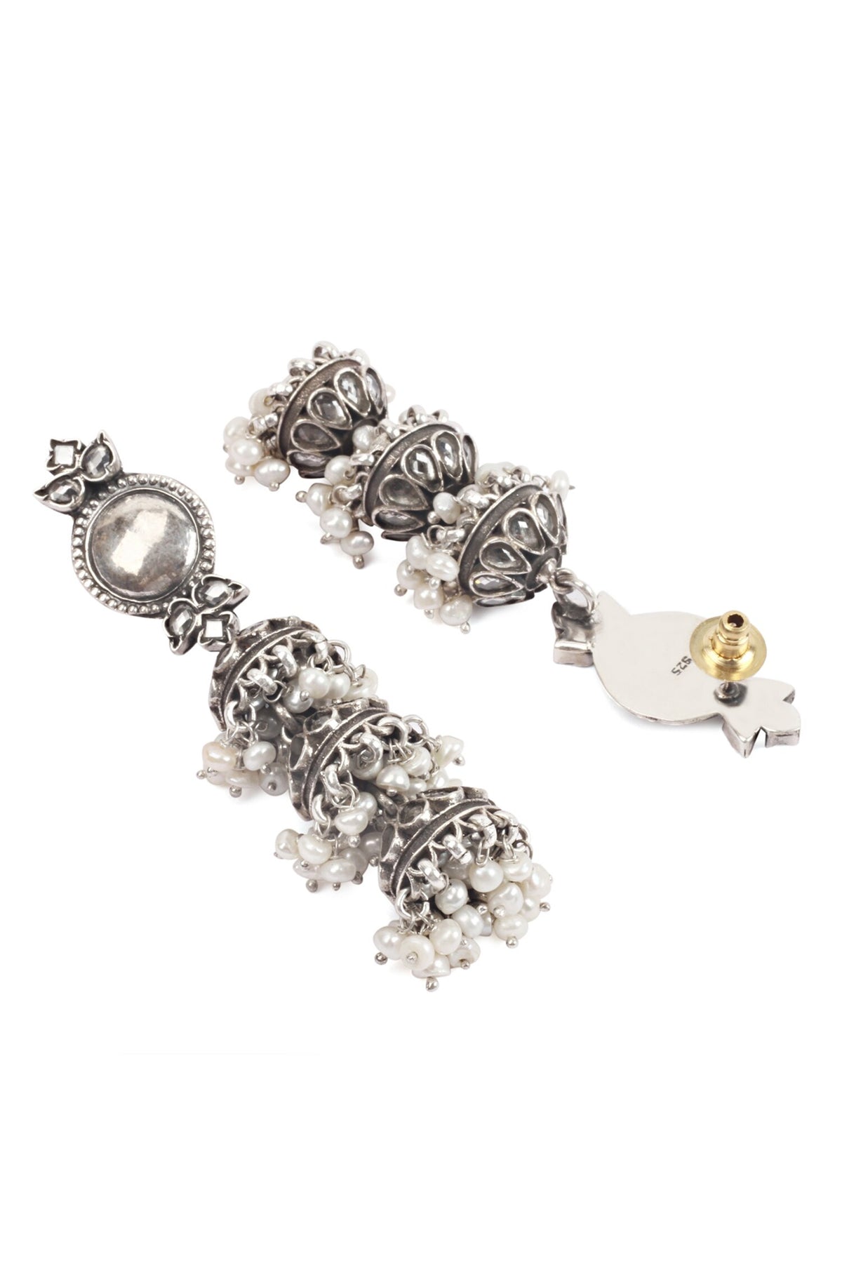 Handcrafted Bead Drop Earrings 