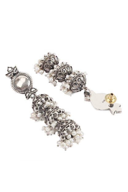 Handcrafted Bead Drop Earrings 