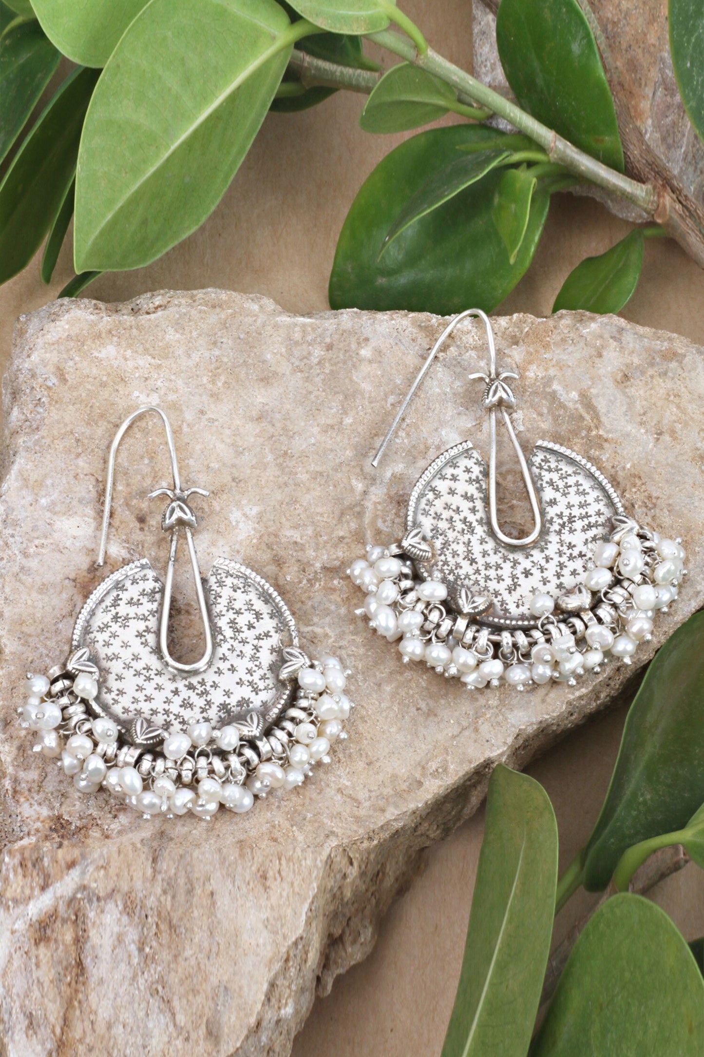 Bead Drop Dangler Earrings 