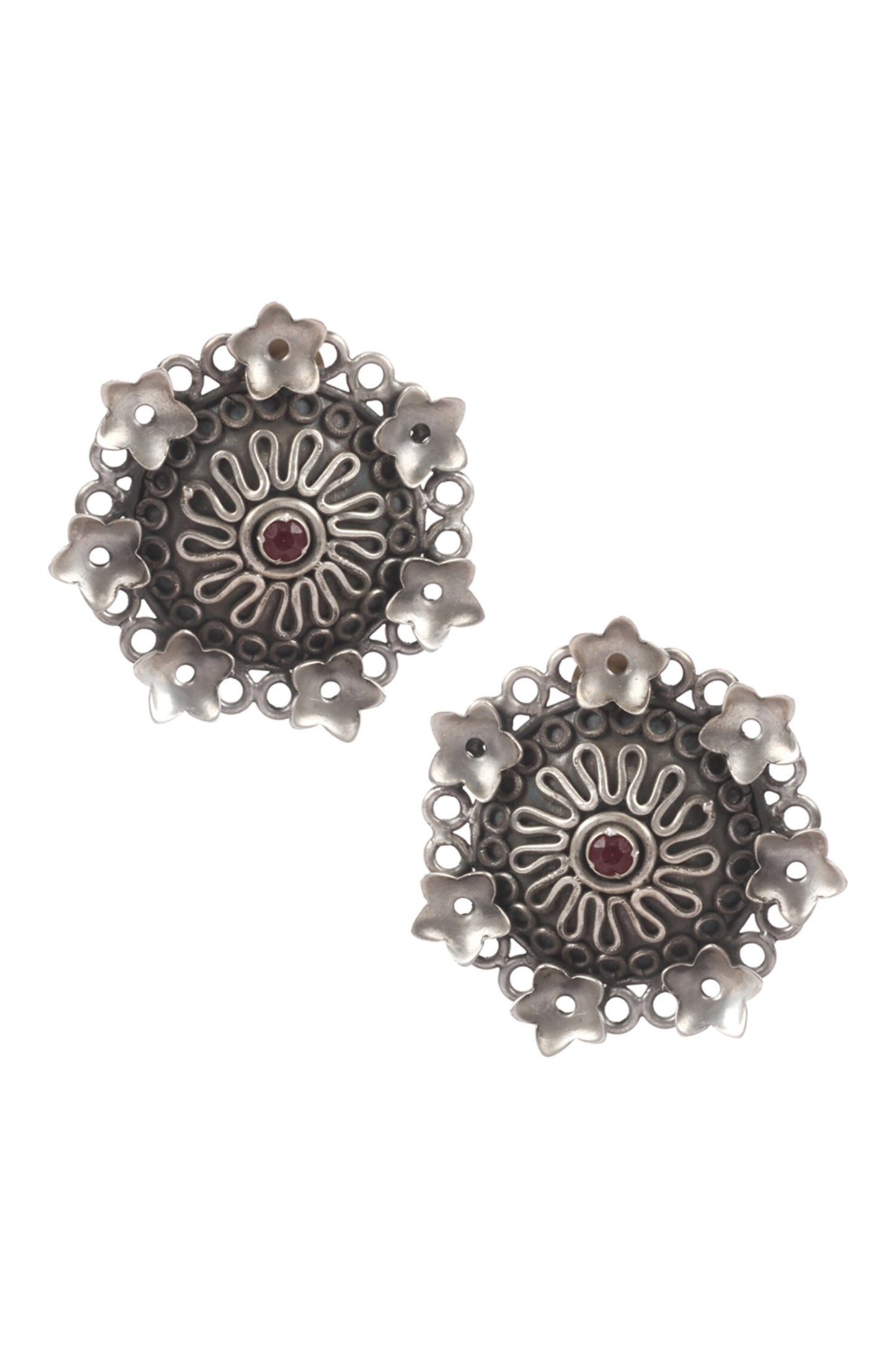 Handcrafted Floral Studs 