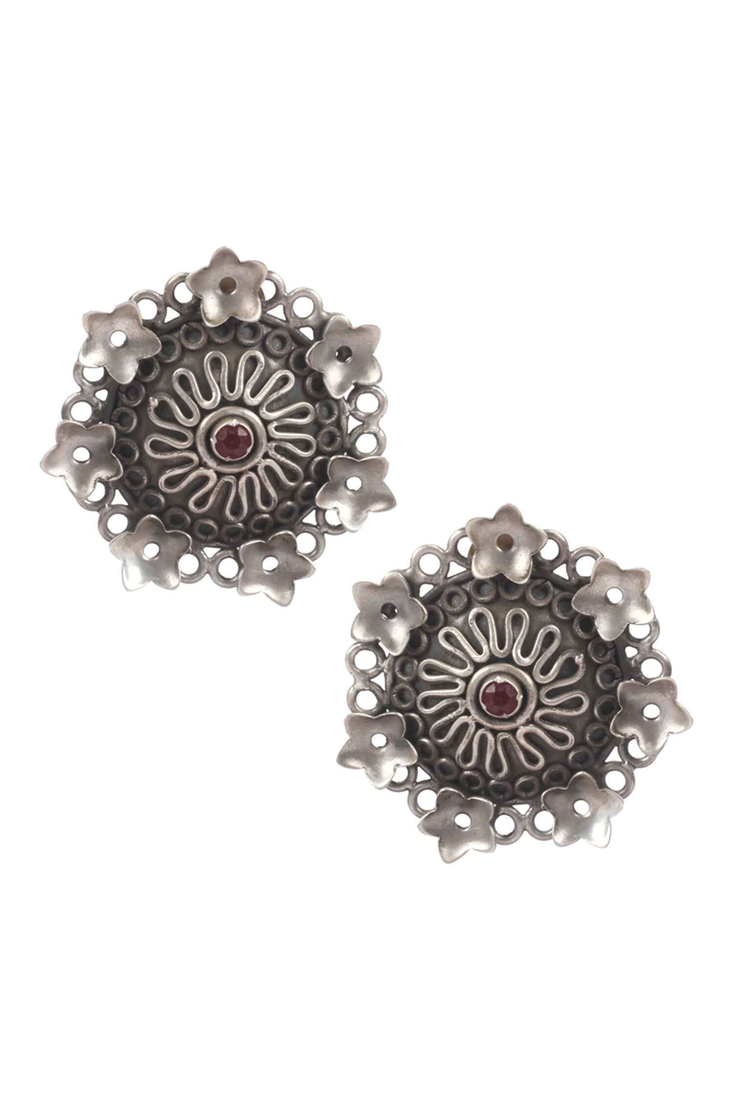 Handcrafted Floral Studs 