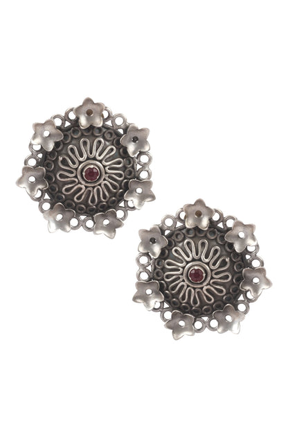 Handcrafted Floral Studs 