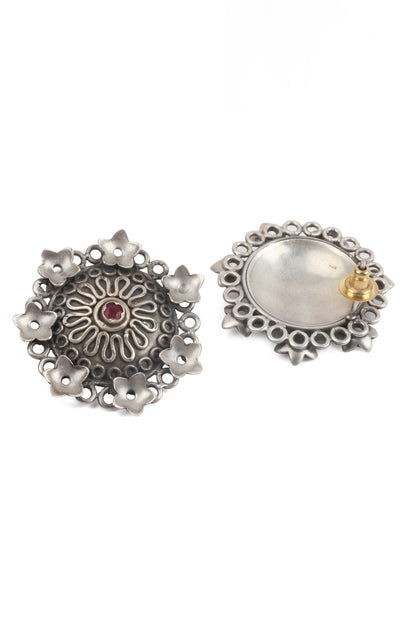 Handcrafted Floral Studs 