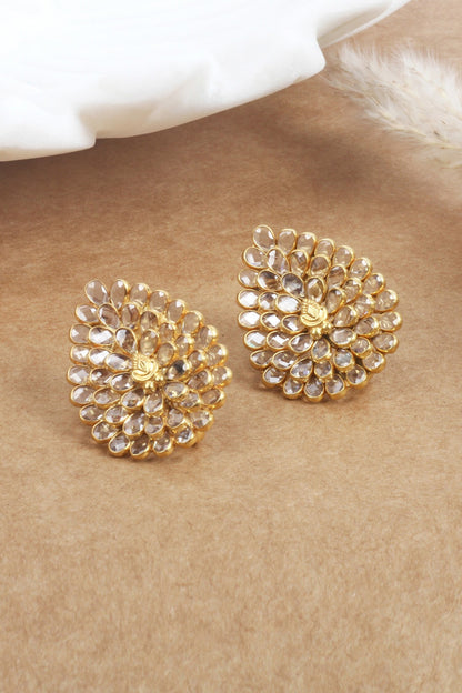 Handcrafted Leaf Studs 