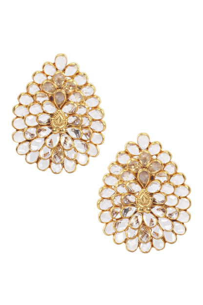 Handcrafted Leaf Studs 