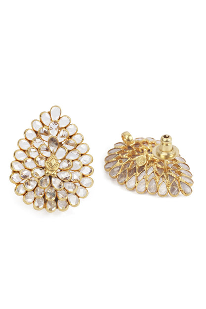 Handcrafted Leaf Studs 