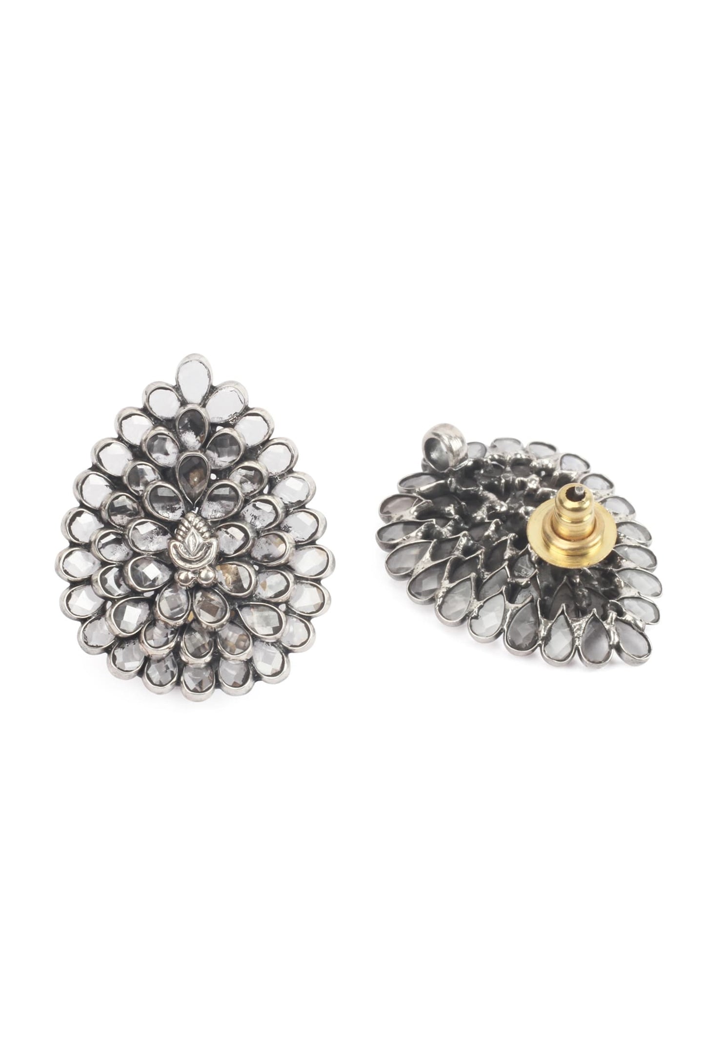 Leaf Carved Studs 