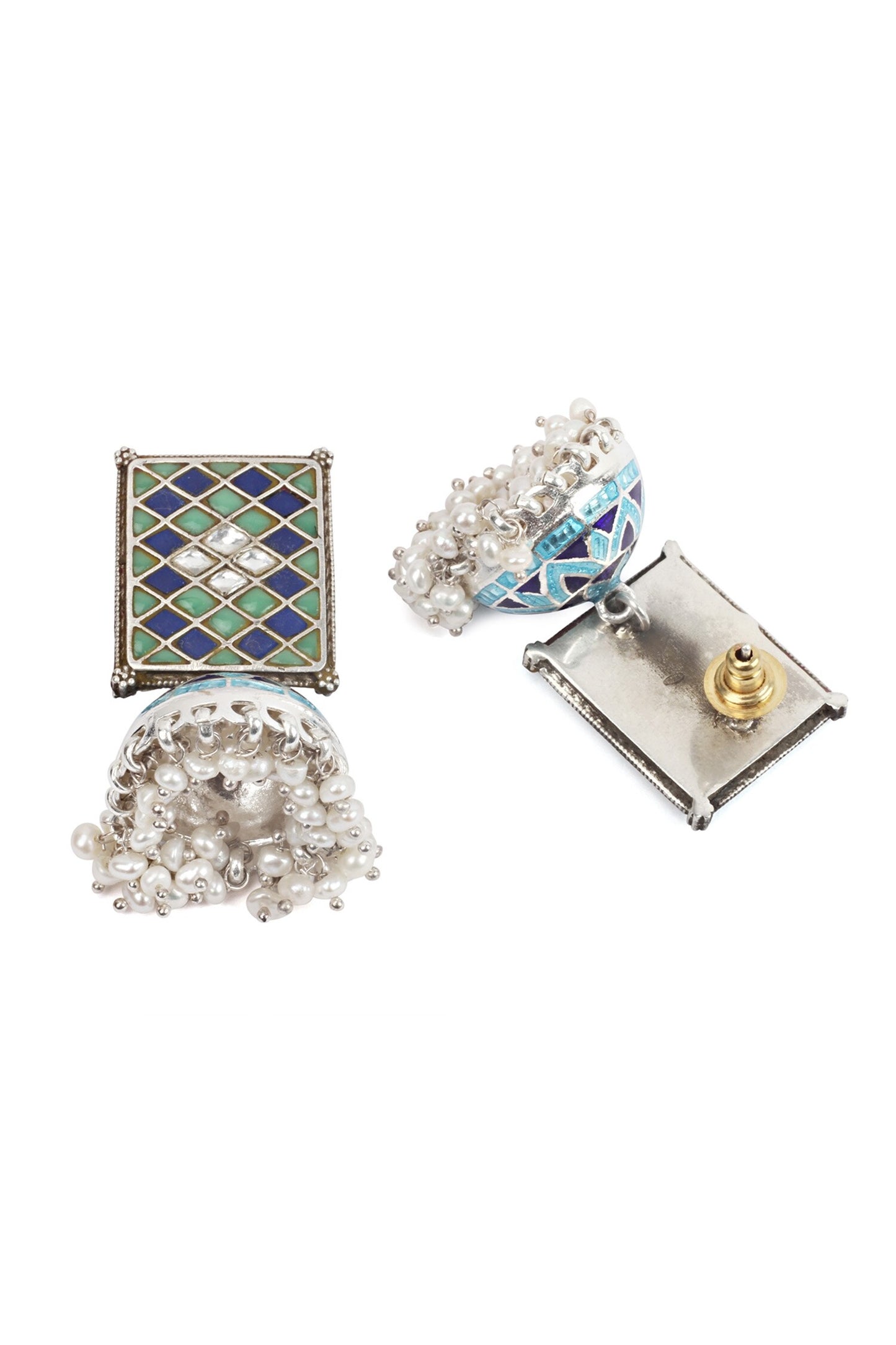 Bead Drop Jhumkas 