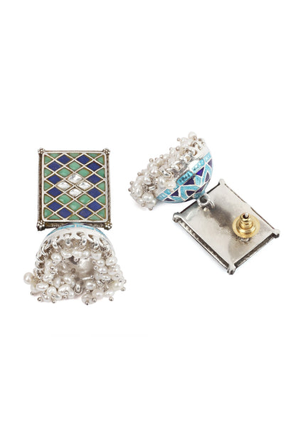 Bead Drop Jhumkas 