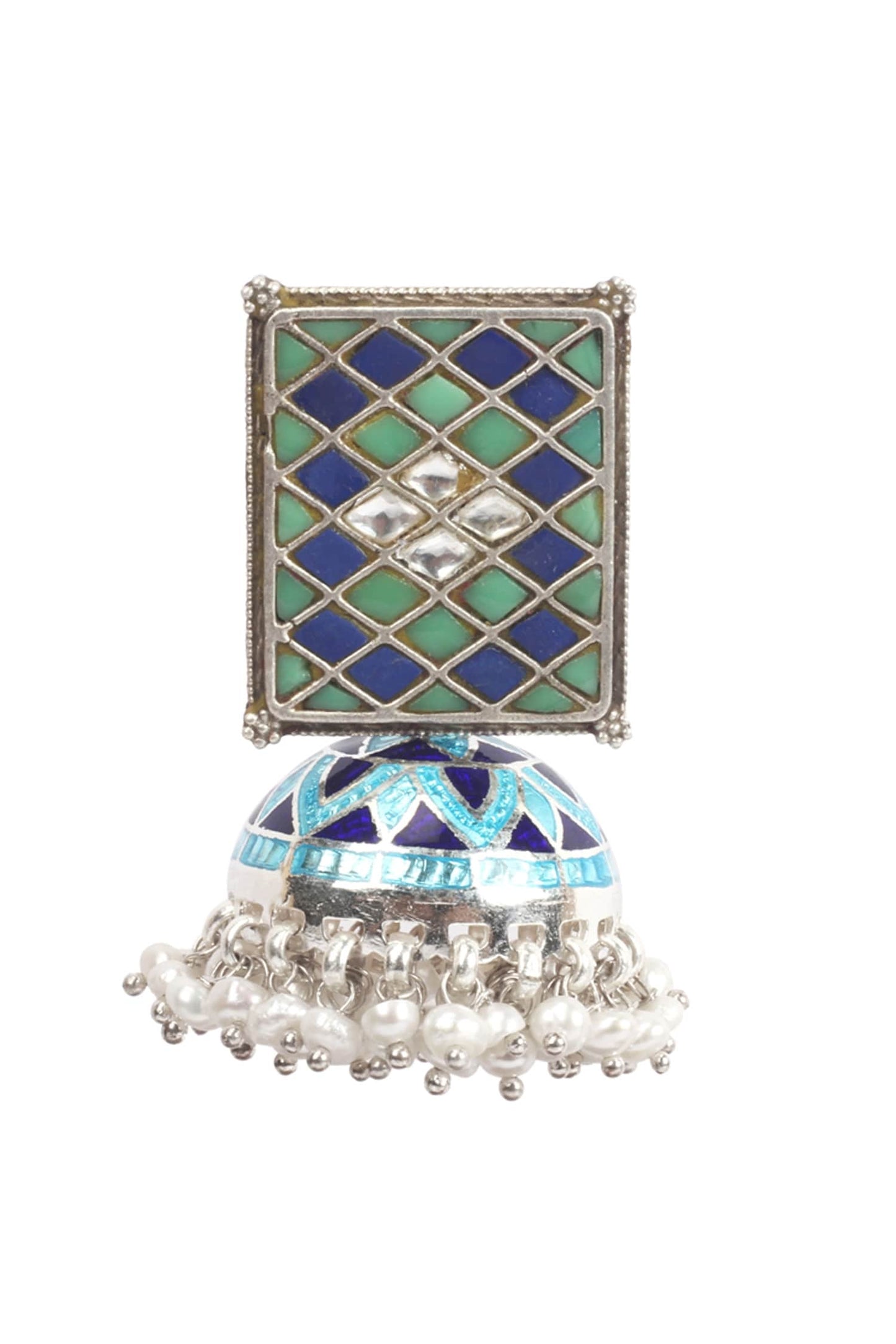 Bead Drop Jhumkas 