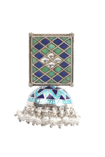 Bead Drop Jhumkas 