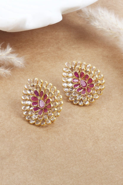 Leaf Carved Studs 