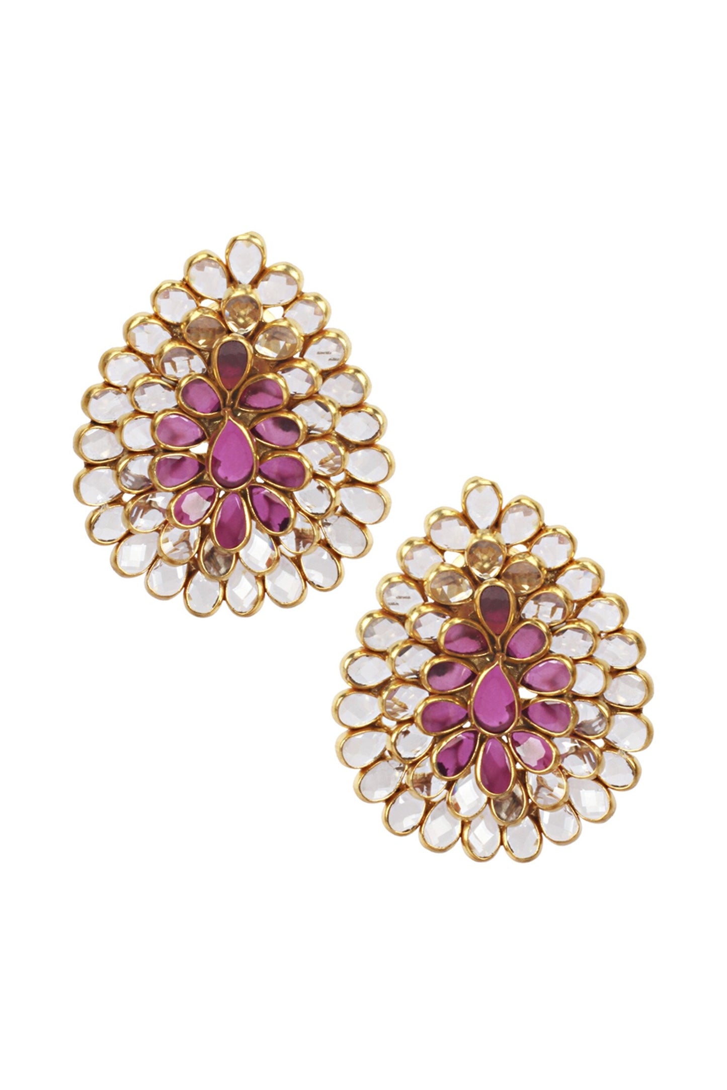 Leaf Carved Studs 