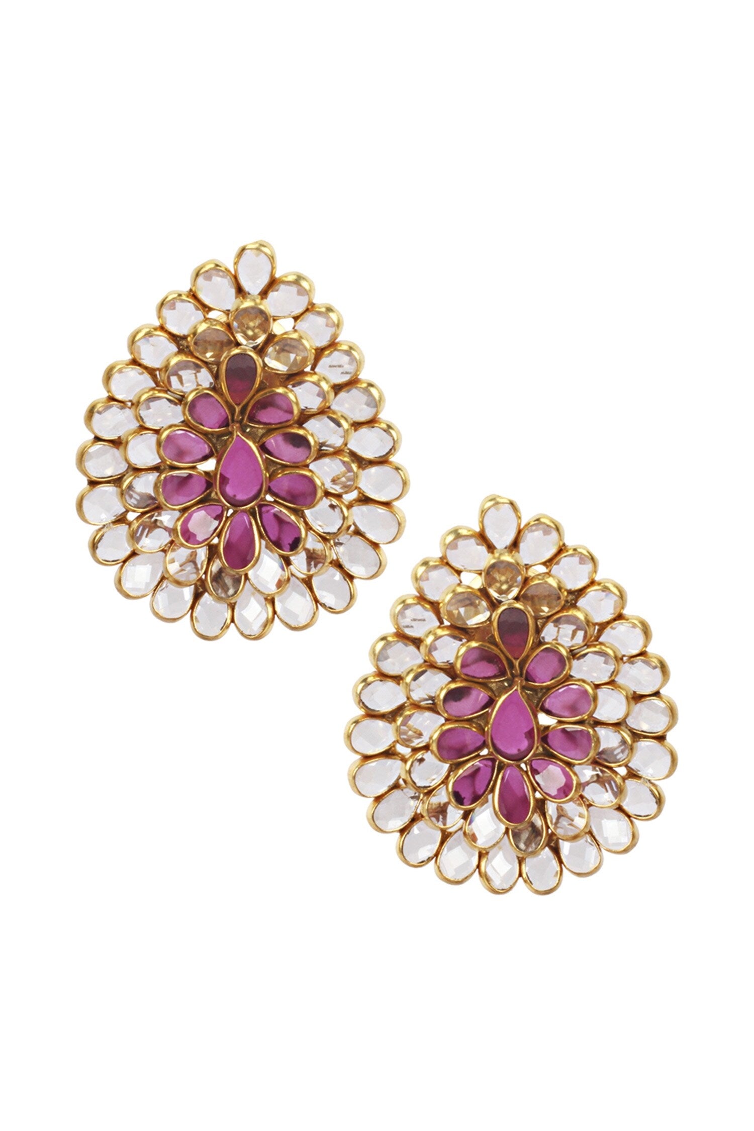 Leaf Carved Studs 