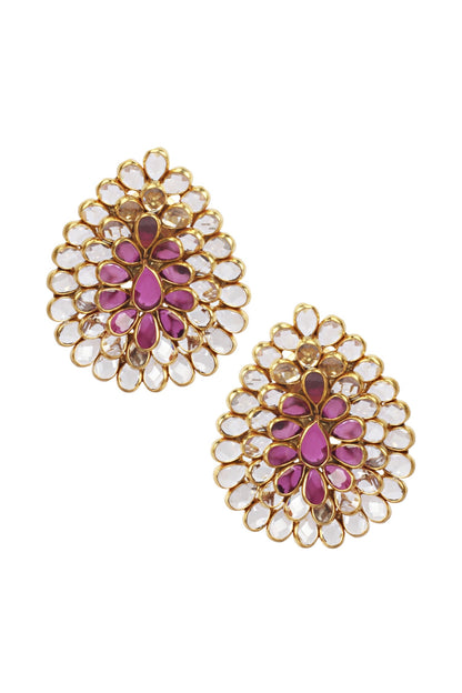 Leaf Carved Studs 