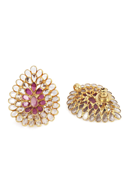 Leaf Carved Studs 