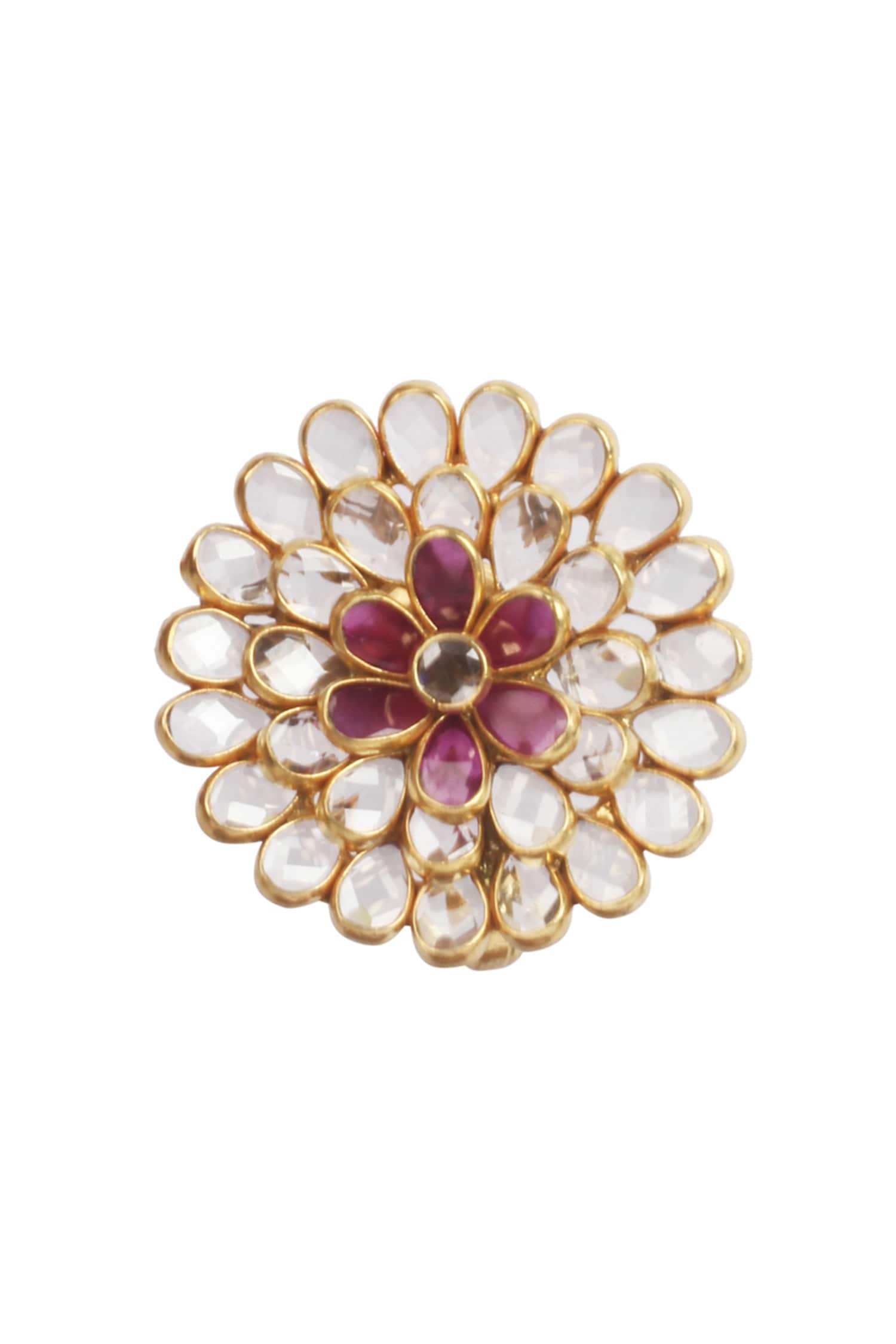 Floral Carved Studs 