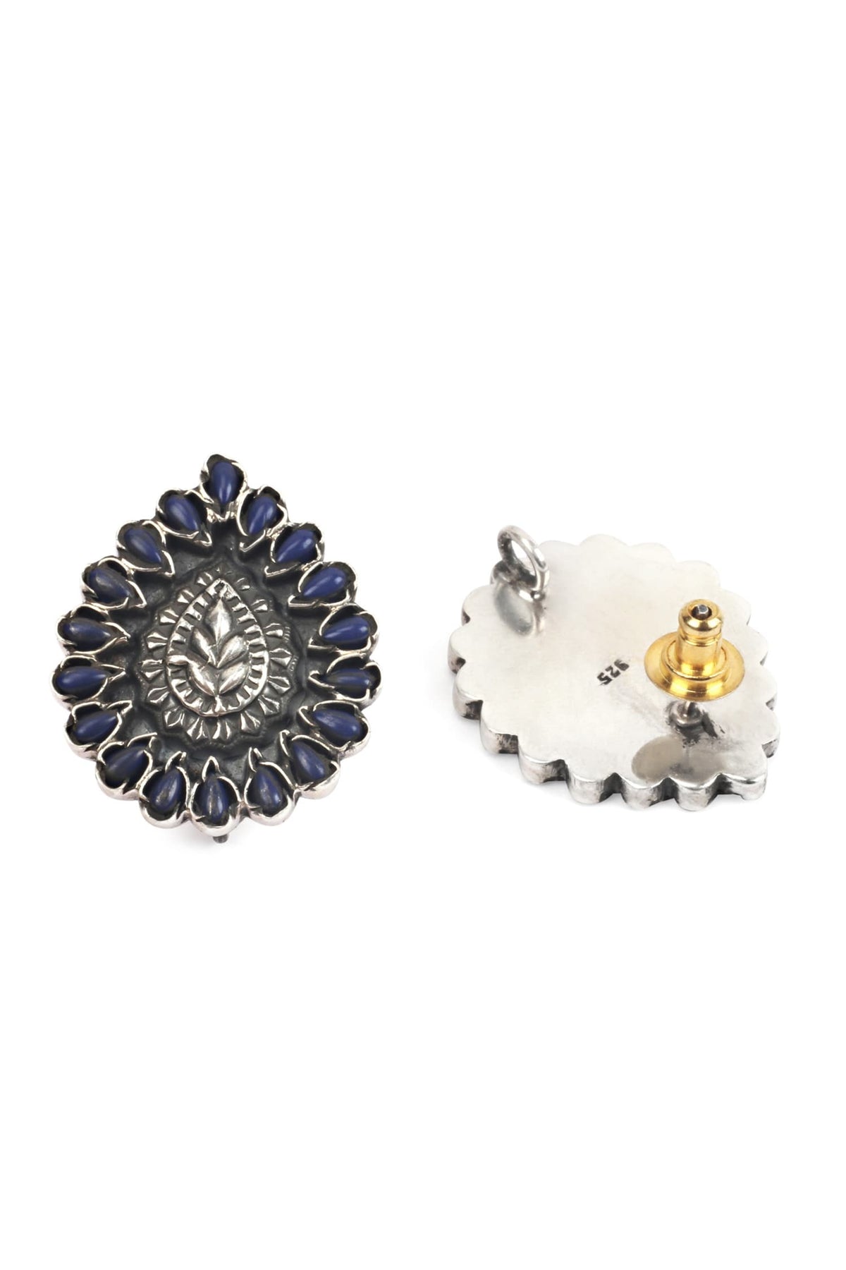 Leaf Carved Studs 