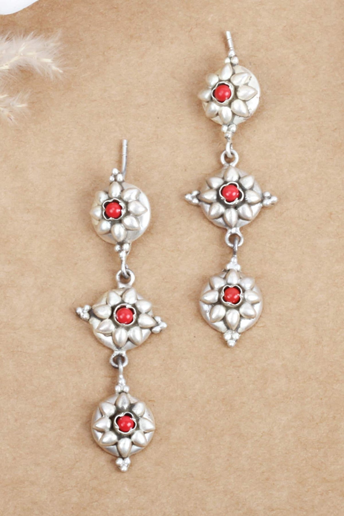 Floral Carved Drops 