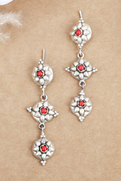 Floral Carved Drops 
