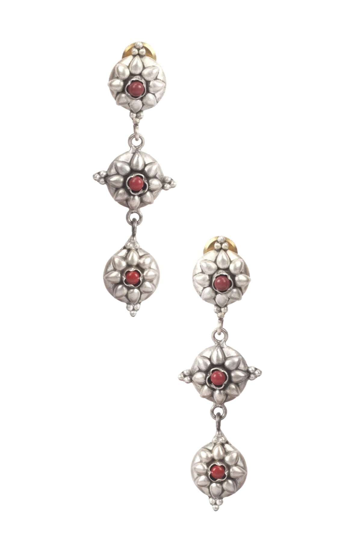 Floral Carved Drops 