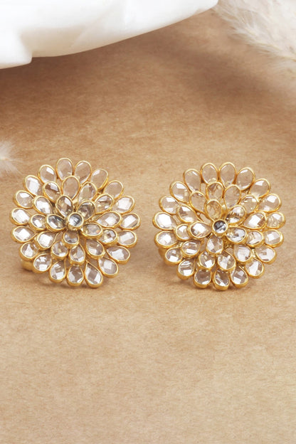 Leaf Carved Studs 