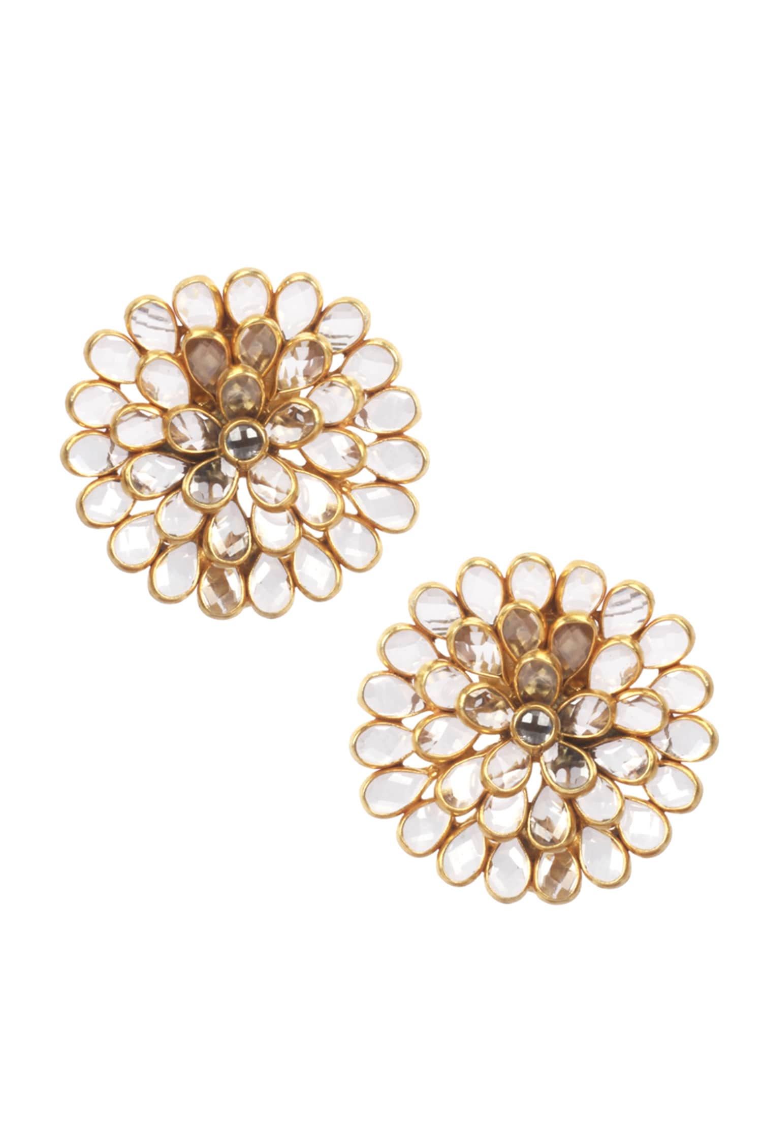 Leaf Carved Studs 