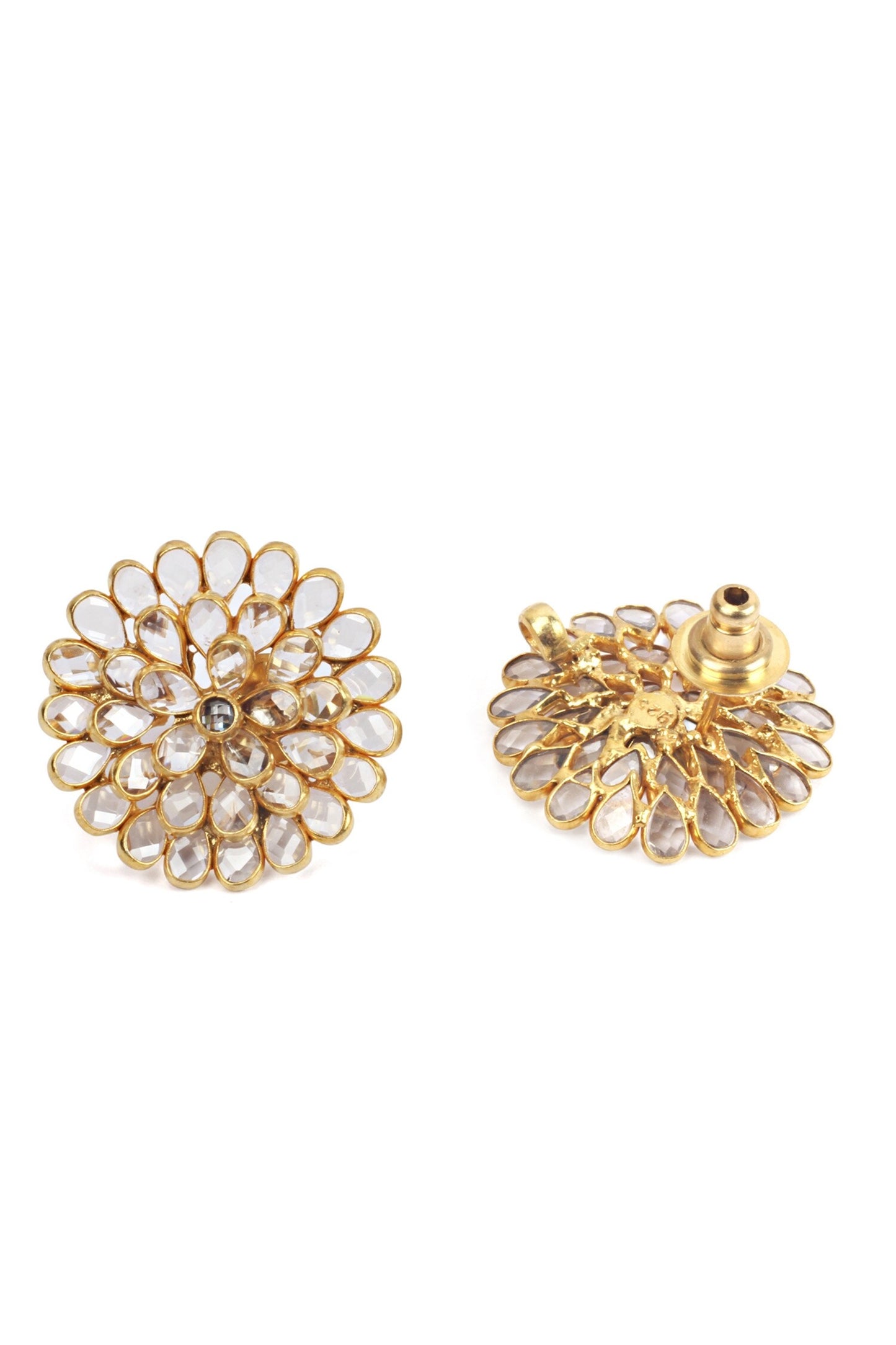 Leaf Carved Studs 