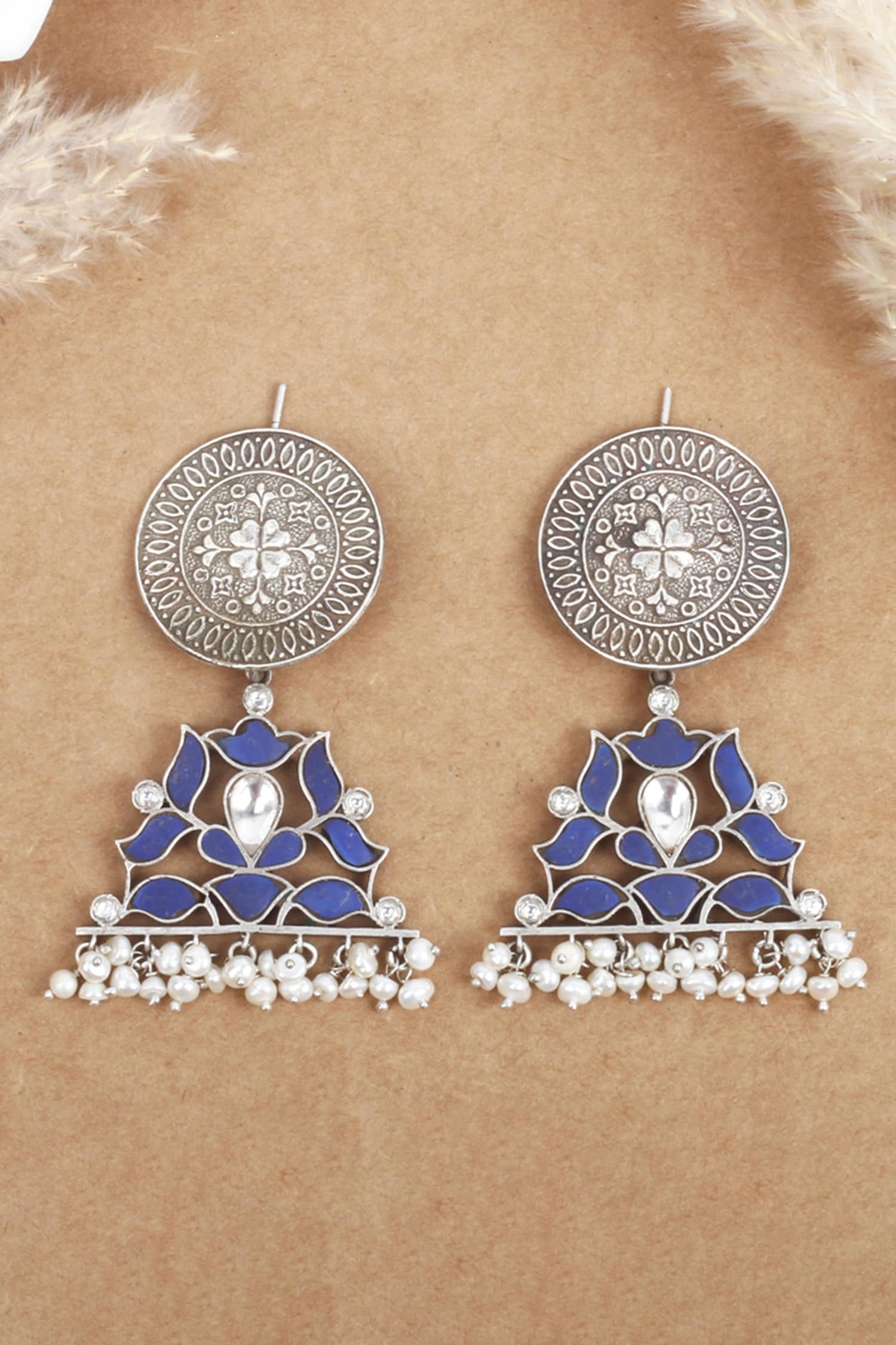 Bead Drop Dangler Earrings 