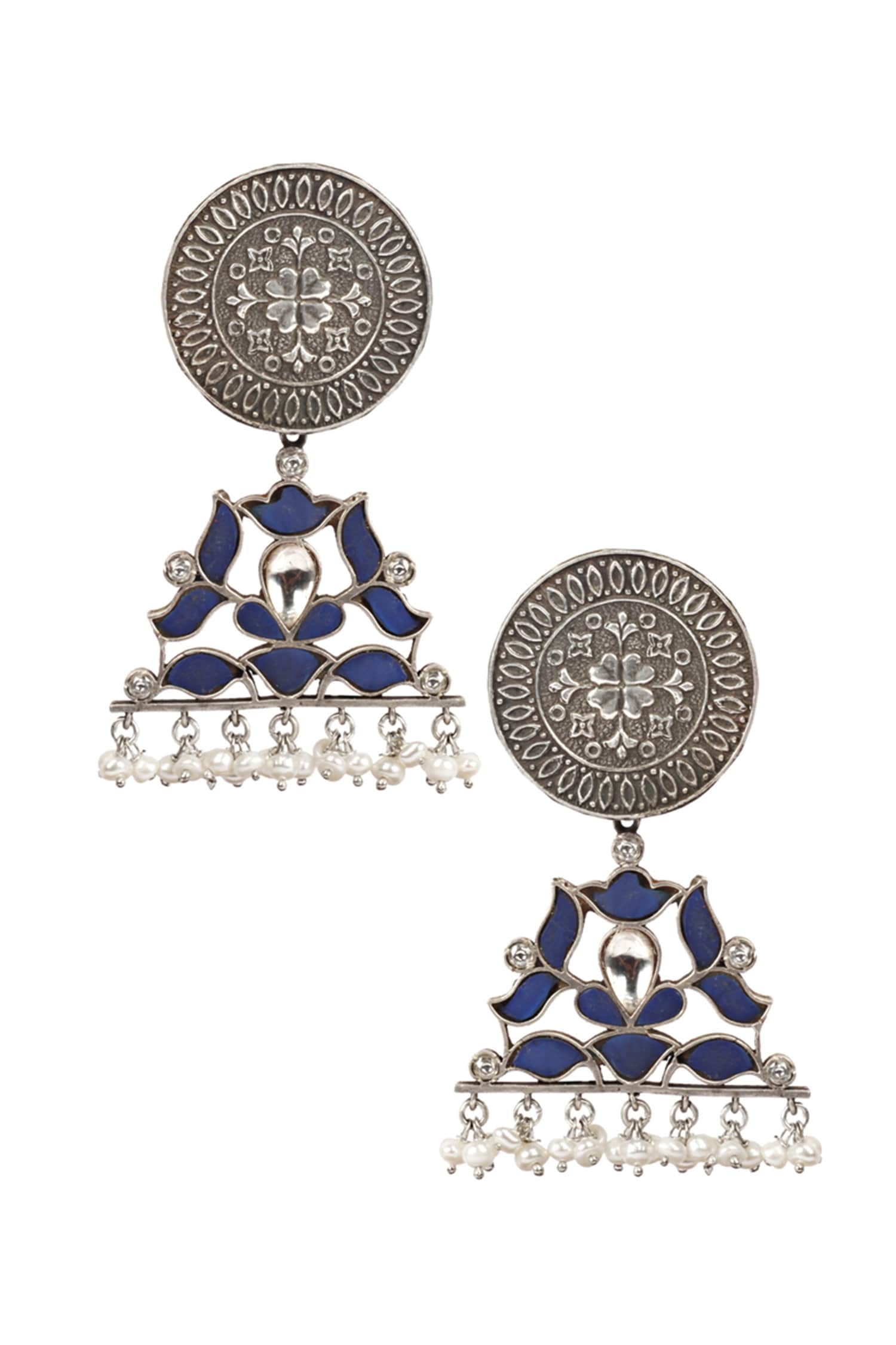 Bead Drop Dangler Earrings 