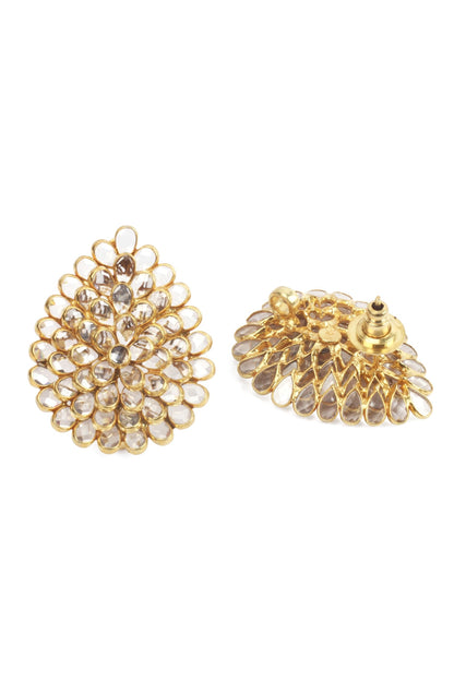 Leaf Carved Studs 