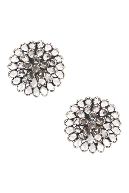 Floral Carved Studs 