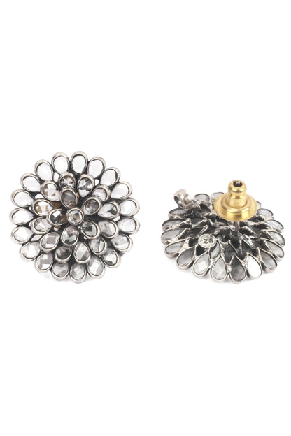 Floral Carved Studs 