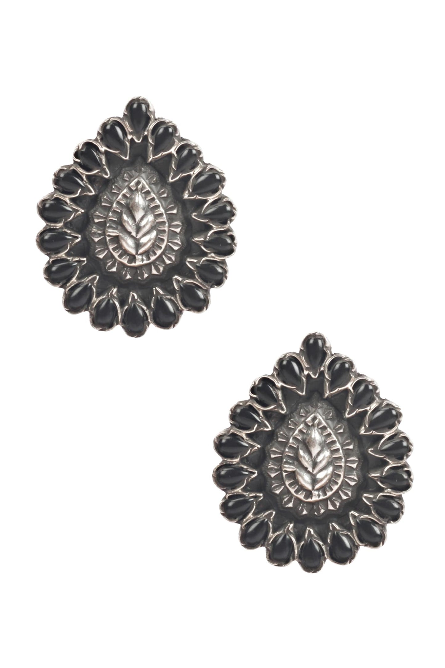 Leaf Carved Studs 