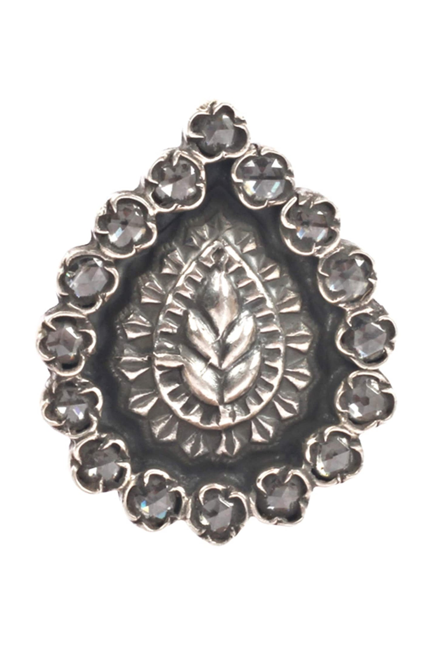 Leaf Carved Studs 