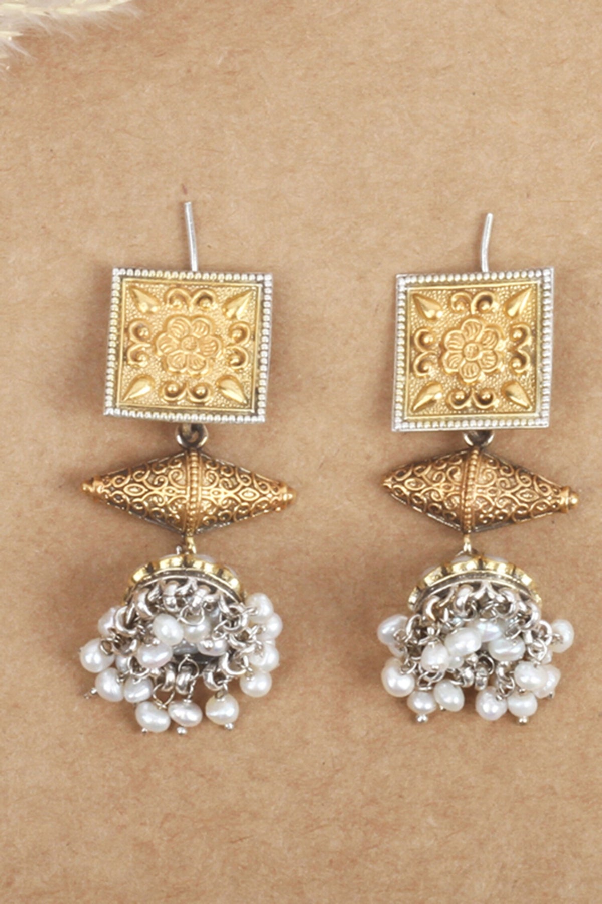 Bead Drop Dangler Earrings 