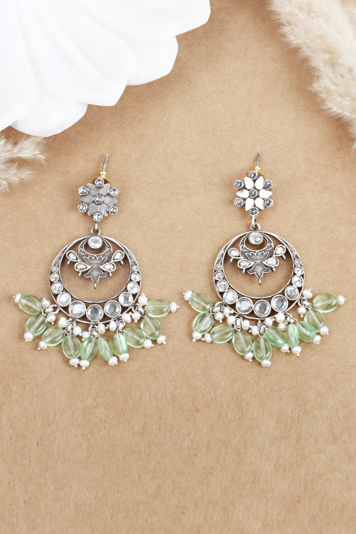 Handcrafted Hoop Danglers 
