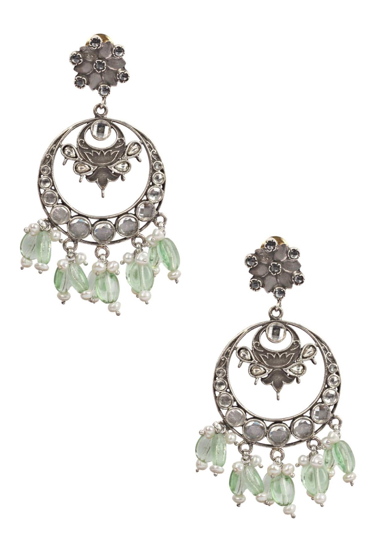 Handcrafted Hoop Danglers 