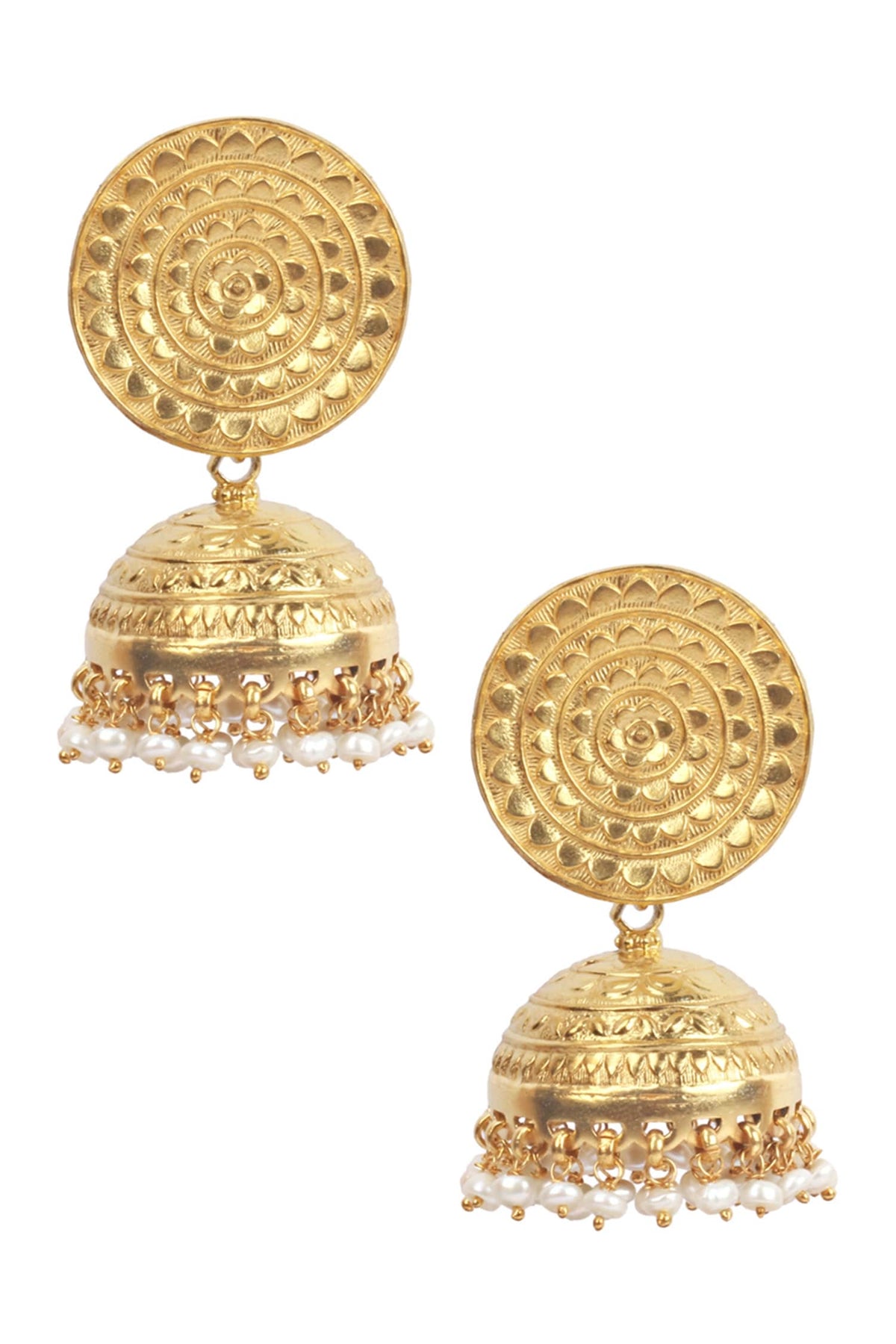 Handcrafted Bead Drop Jhumkas 