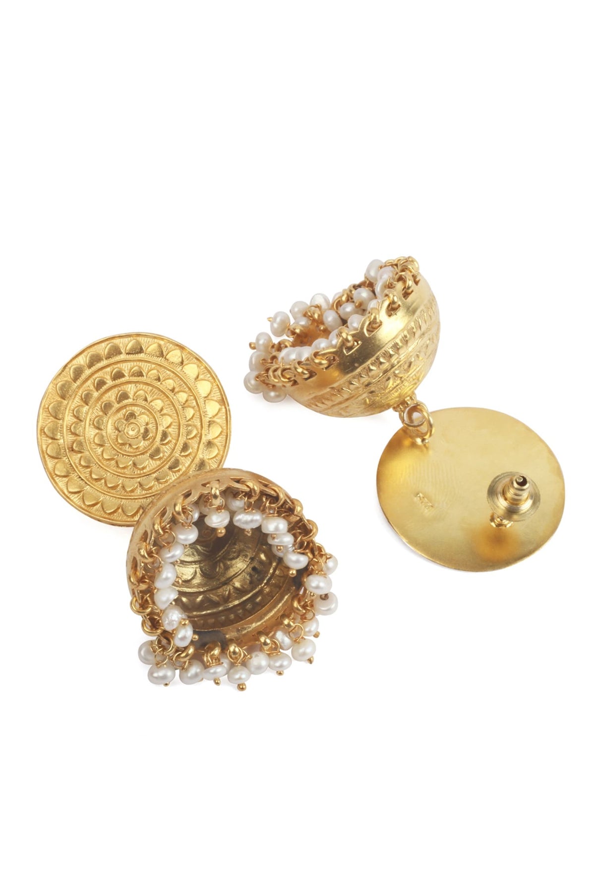 Handcrafted Bead Drop Jhumkas 