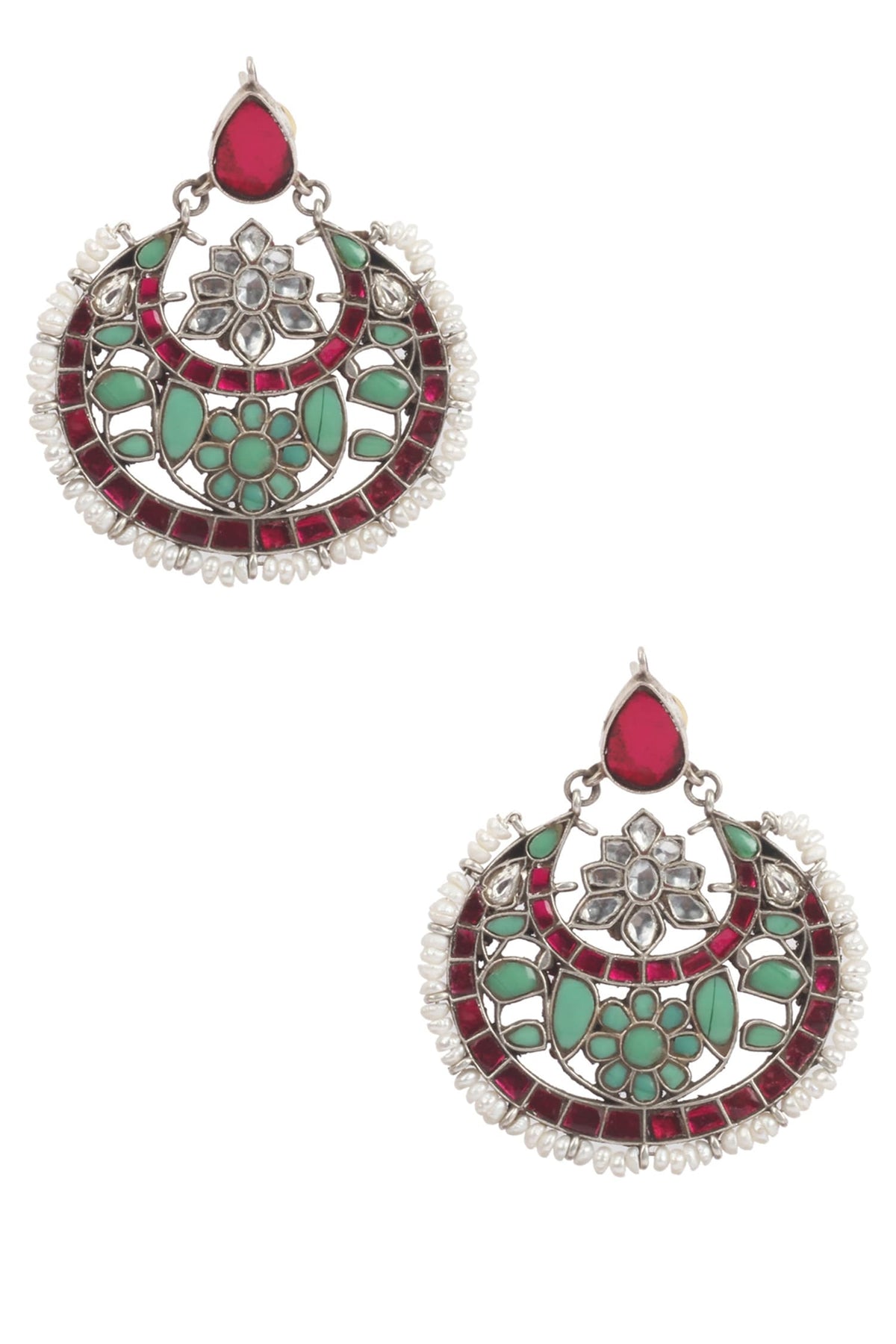 Handcrafted Chandbali Earrings 