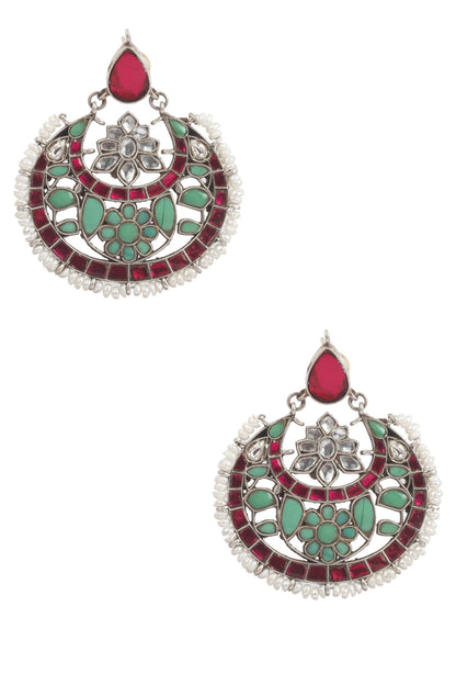 Handcrafted Chandbali Earrings 