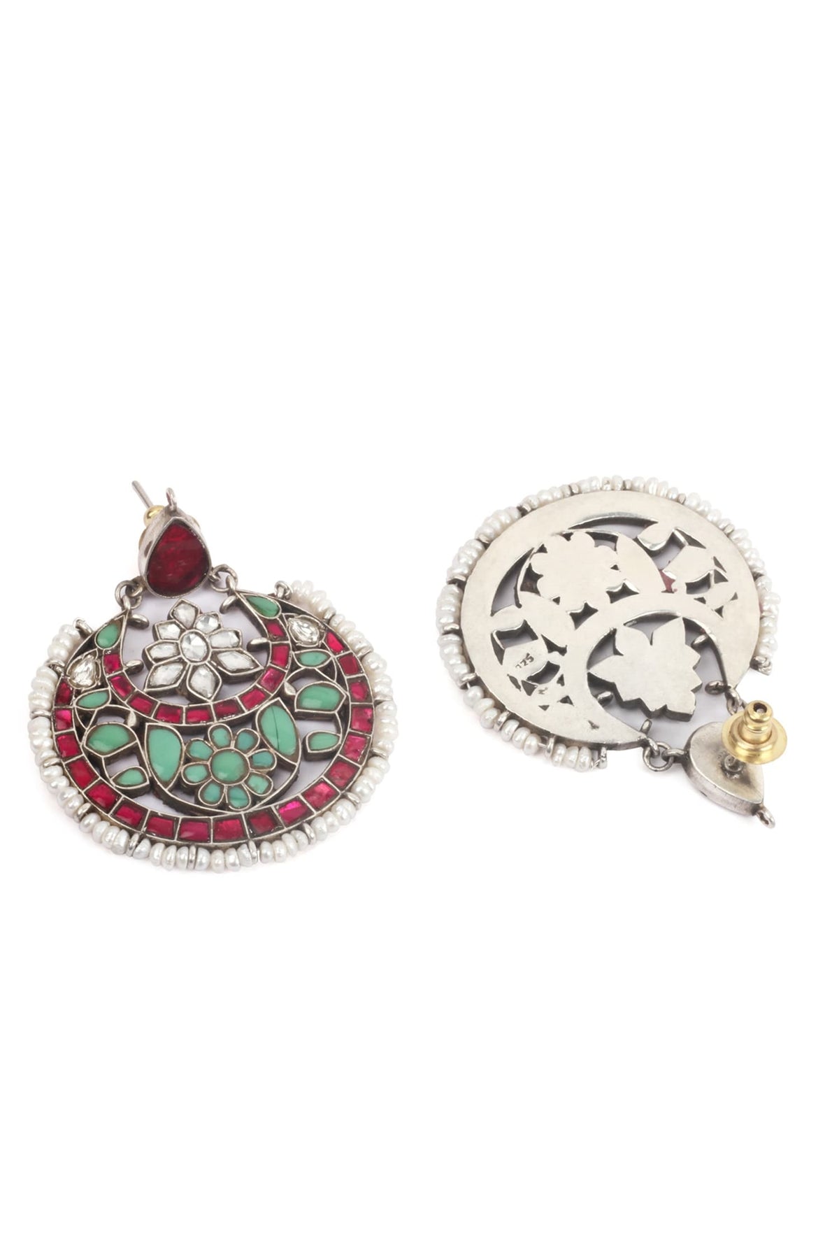 Handcrafted Chandbali Earrings 