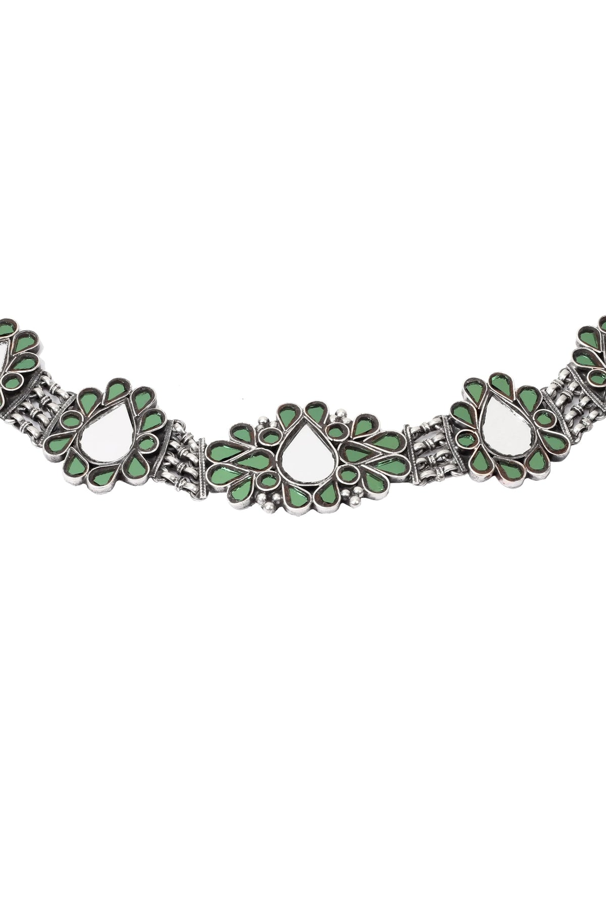 Teardrop Motif Choker 