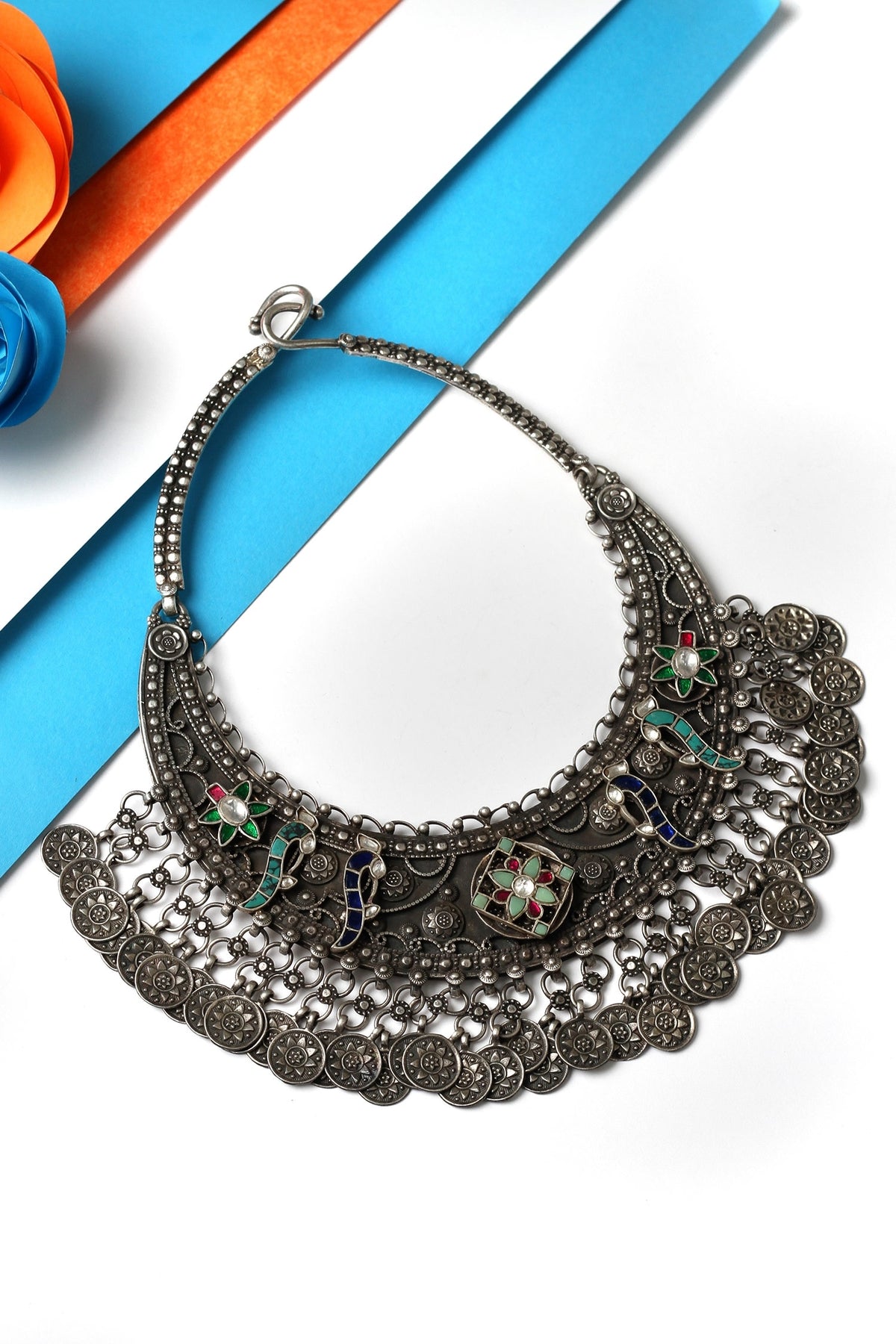Handcrafted Carved Choker 