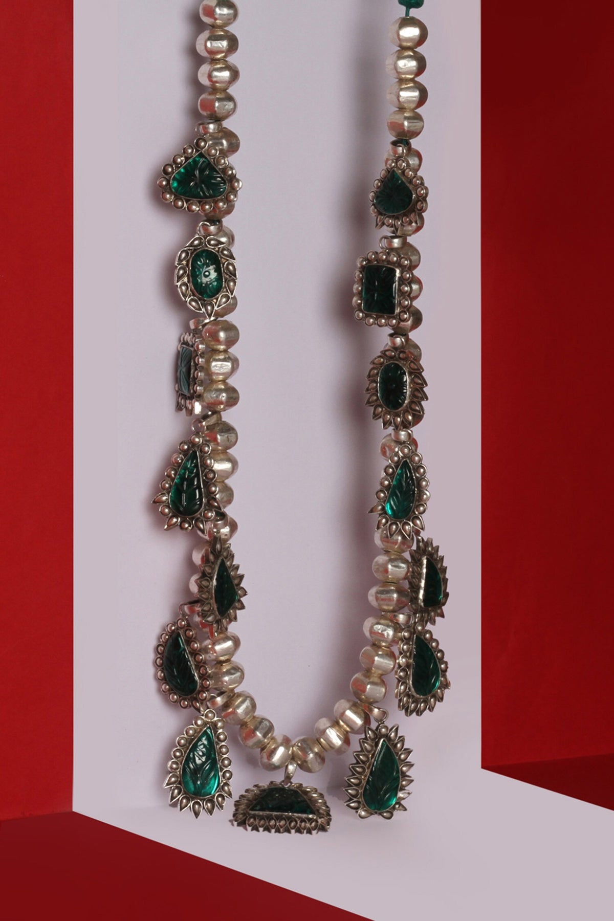 Handcrafted Stone Drop Necklace 