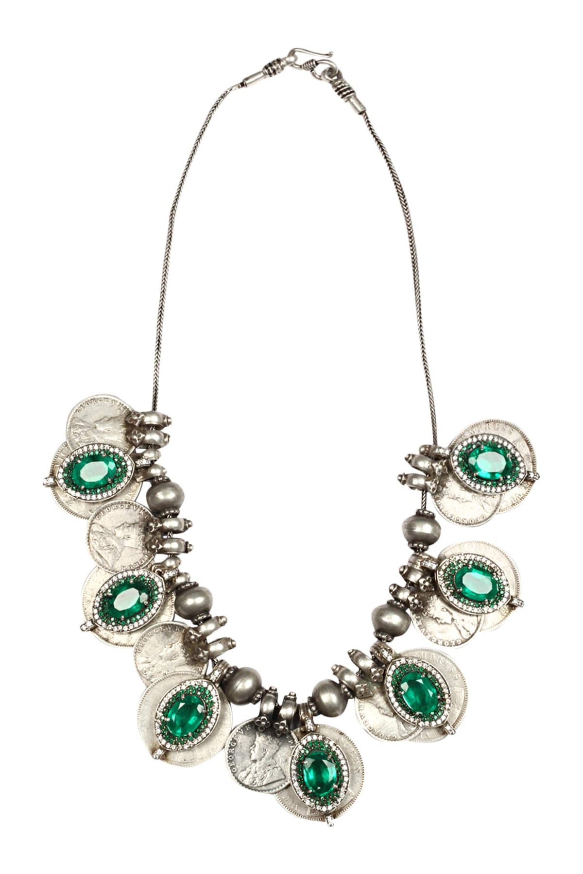 Handcrafted Stone Drop Necklace 
