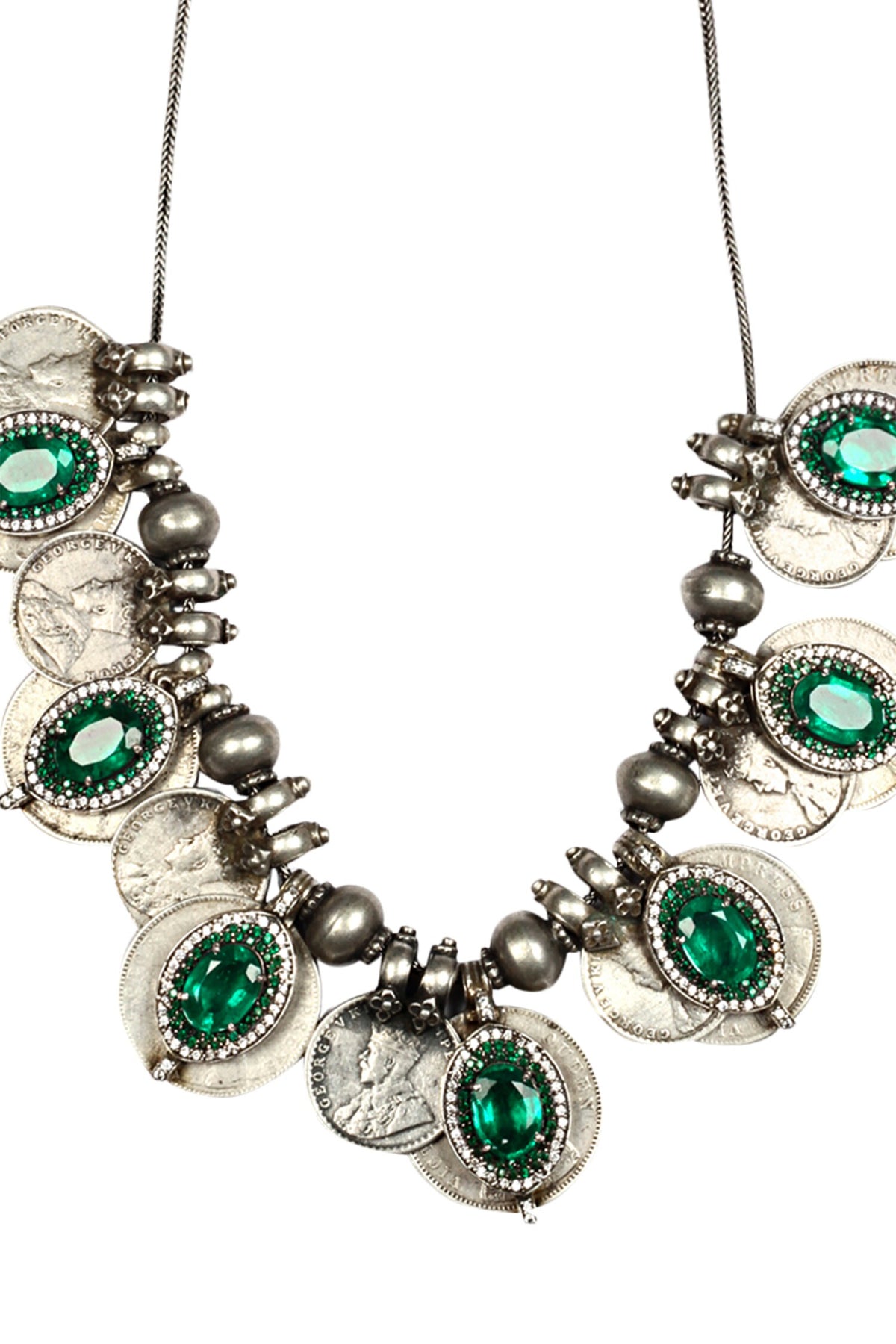Handcrafted Stone Drop Necklace 