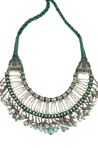 Handcrafted Stone Drop Necklace 